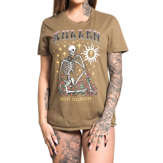 SULLEN CLOTHING BED OF ROSES LADIES SULLEN ANGELS T-SHIRT