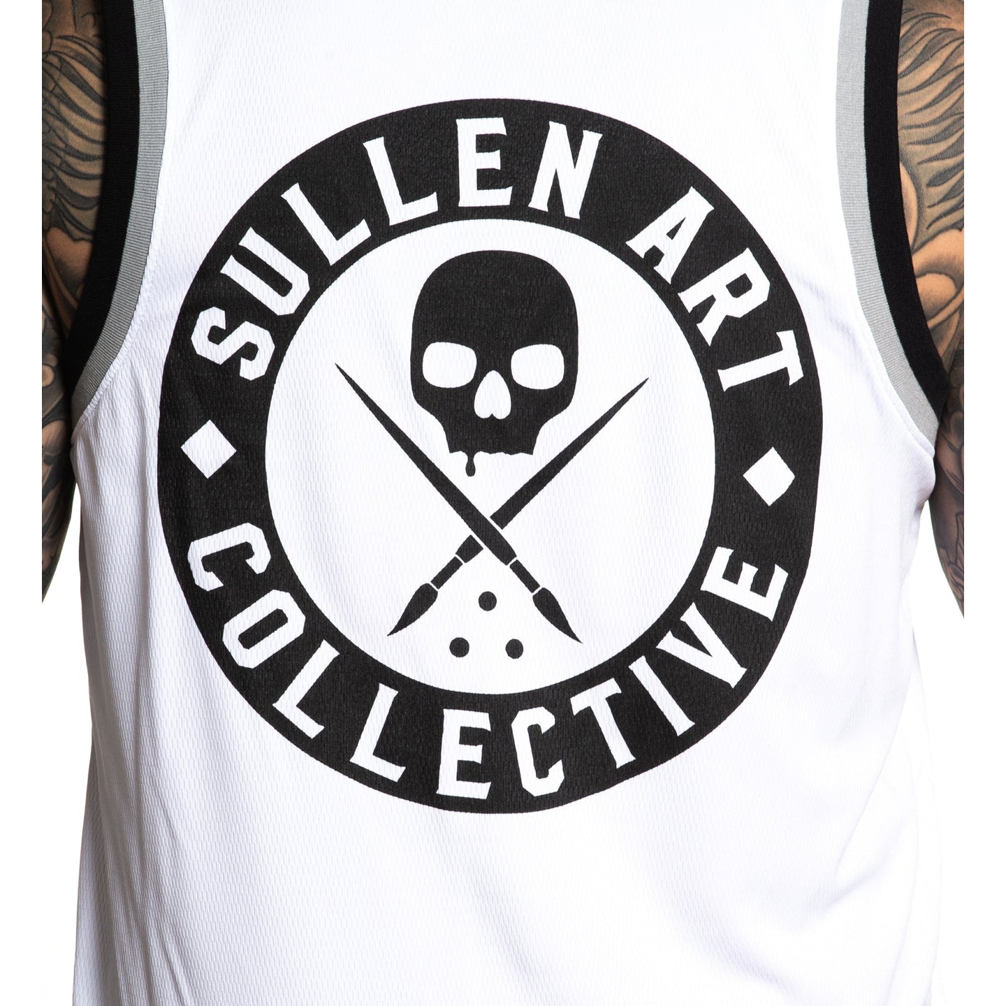 SULLEN CLOTHING BOH WHITE JERSEY TANK