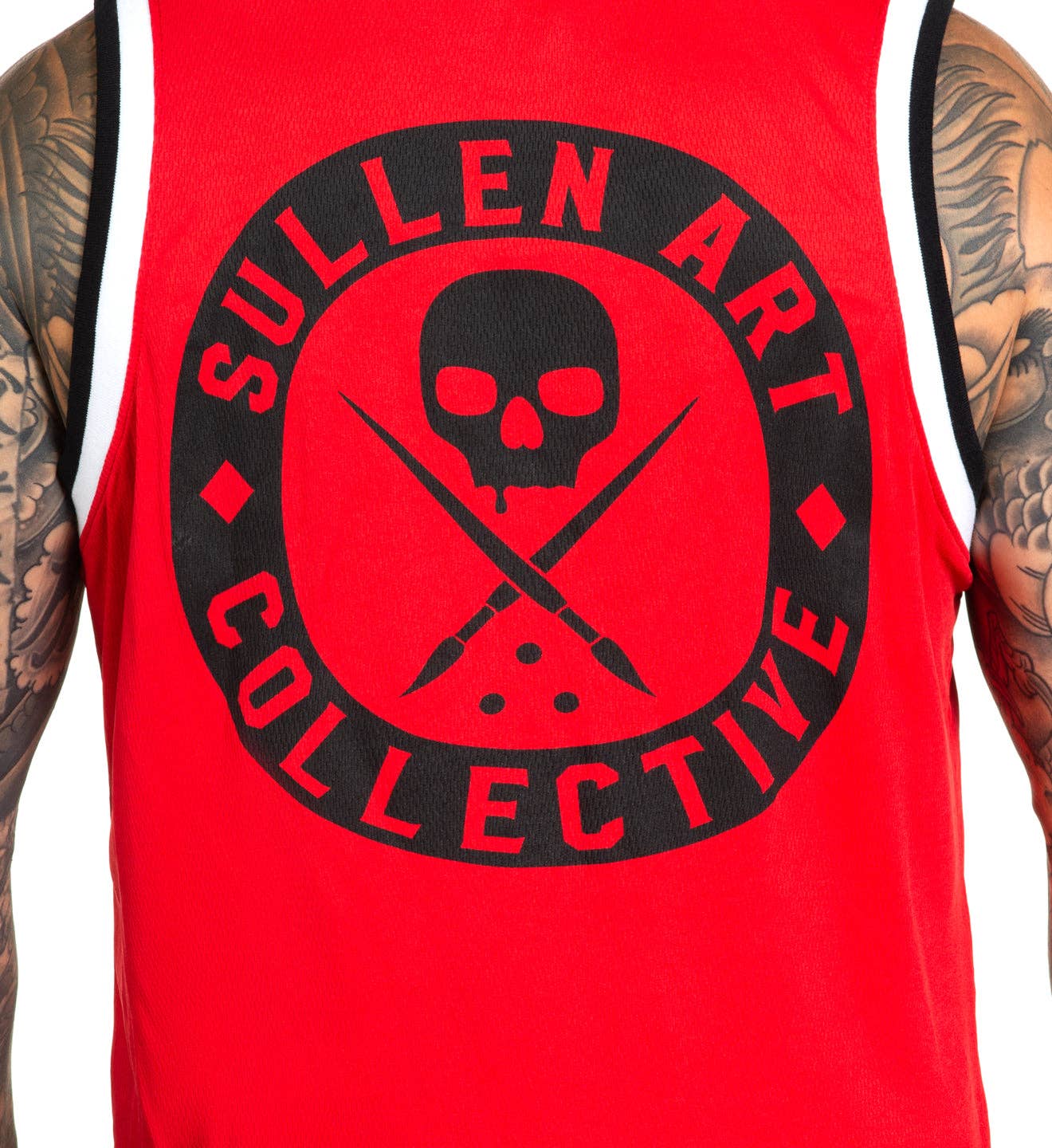 SULLEN CLOTHING BOH RED JERSEY TANK