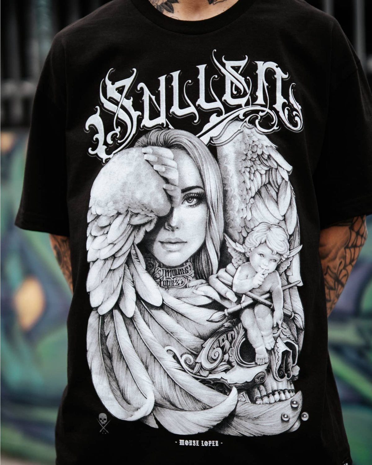 SULLEN CLOTHING MOUSE LOPEZ BLACK STANDARD T-SHIRT (XL)