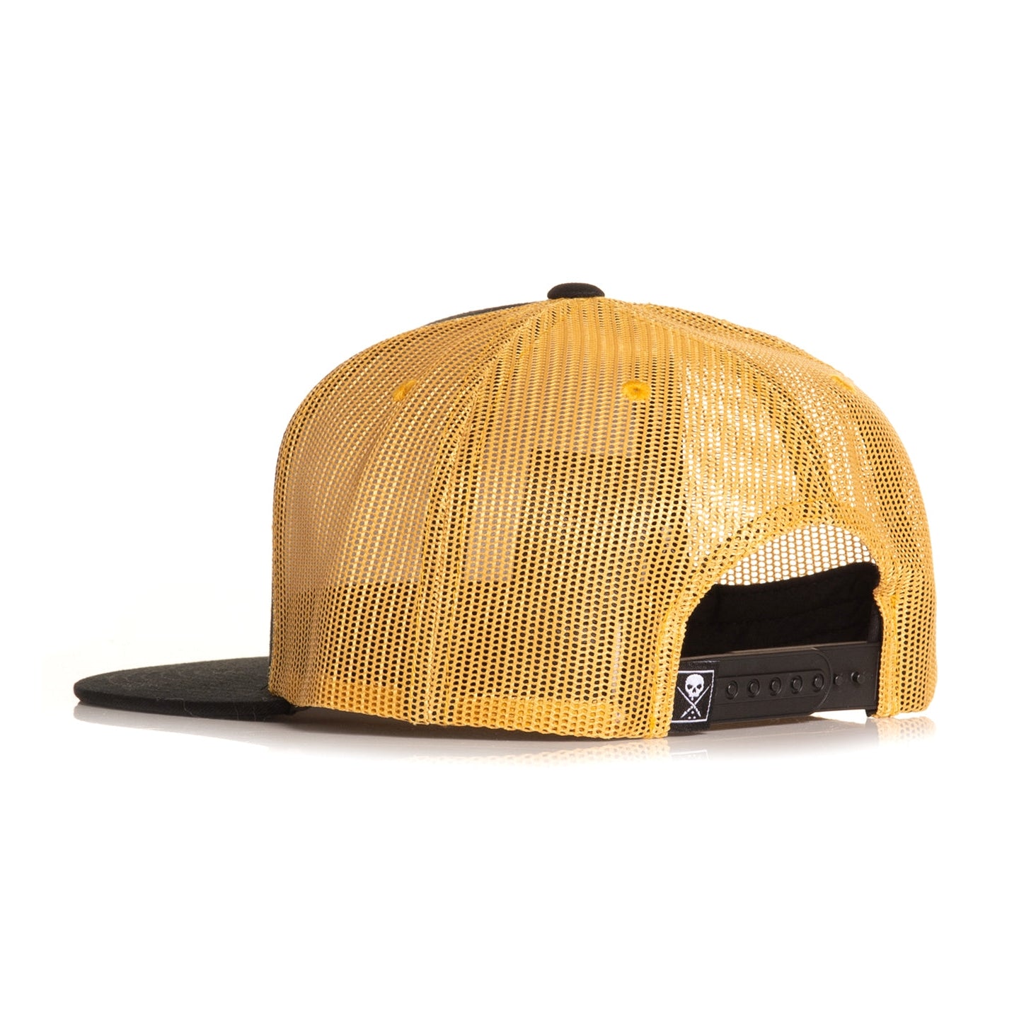 SULLEN CLOTHING WELD BLACK & GOLD TRUCKER HAT SNAPBACK CAP