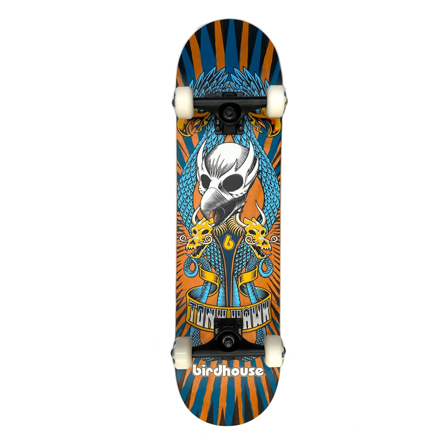 Birdhouse Emblem Circus Stage 3 Orange Complete Skateboard 7.75" 1