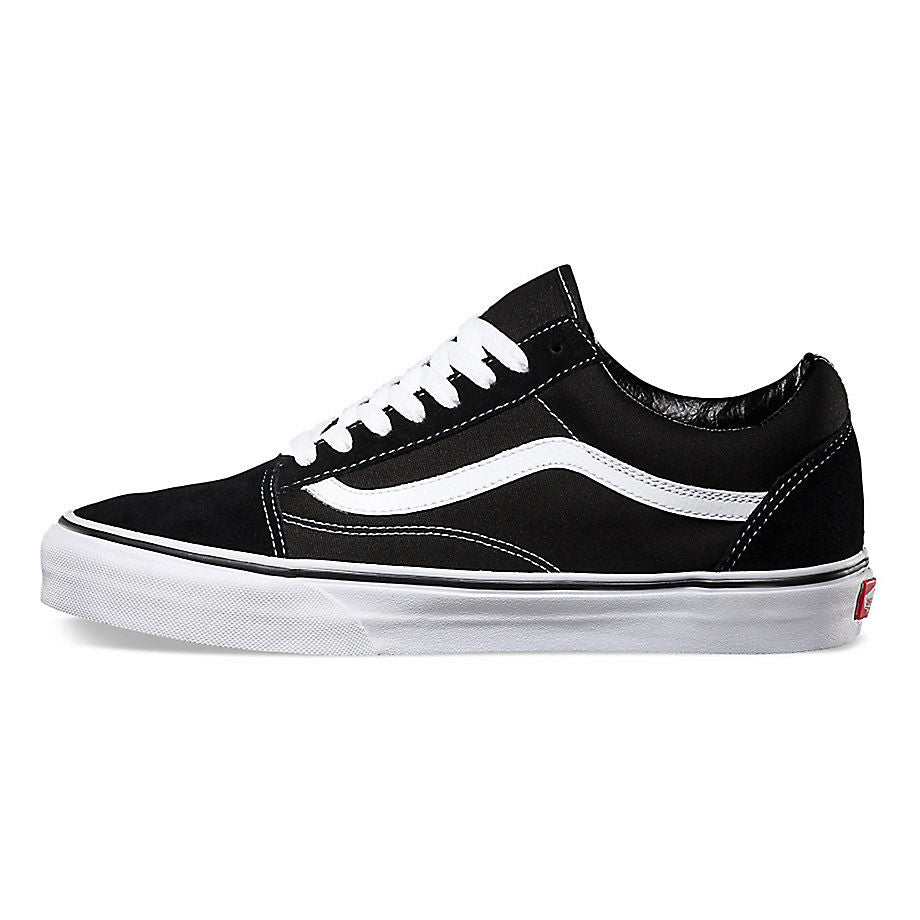VANS OLD SKOOL BLACK & WHITE UNISEX TRAINERS