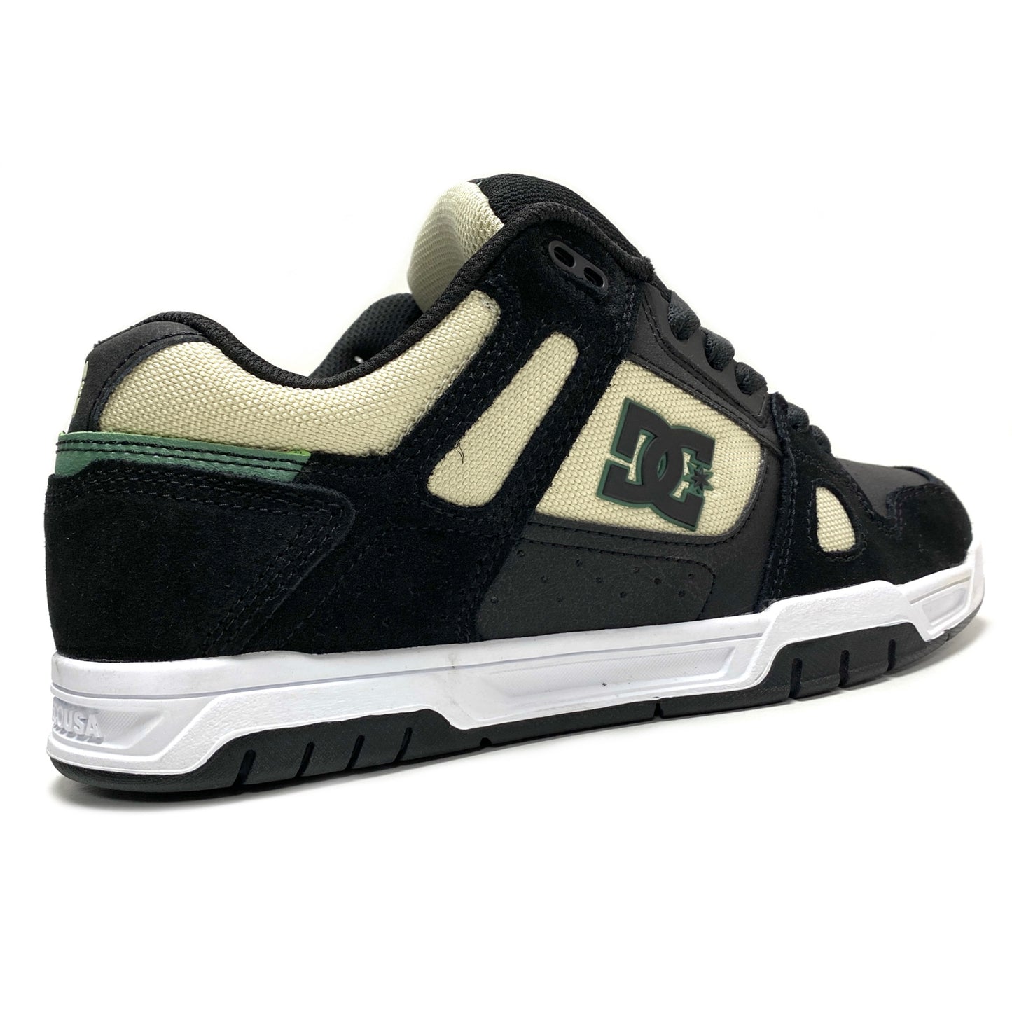 DC SHOES STAG BLACK TAN GREEN TRAINERS