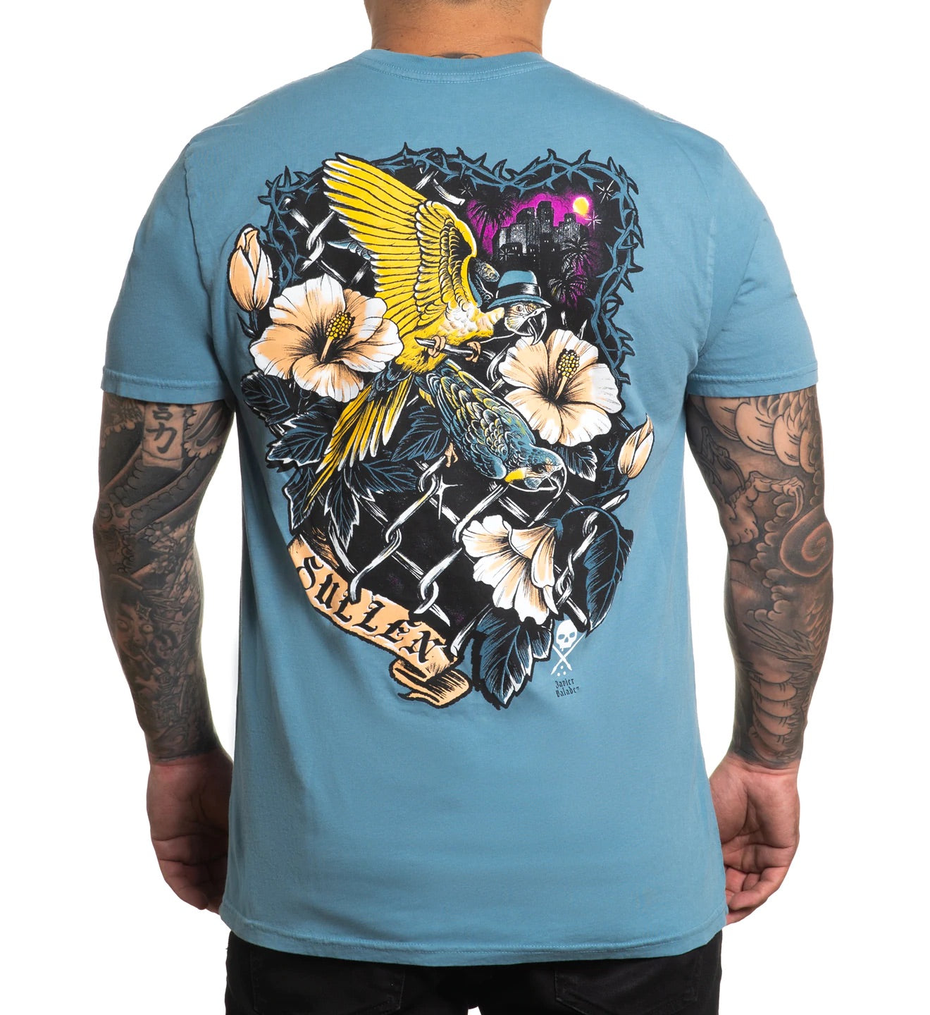 SULLEN CLOTHING STILL OF THE NIGHT ADRIATIC BLUE PREMIUM T-SHIRT