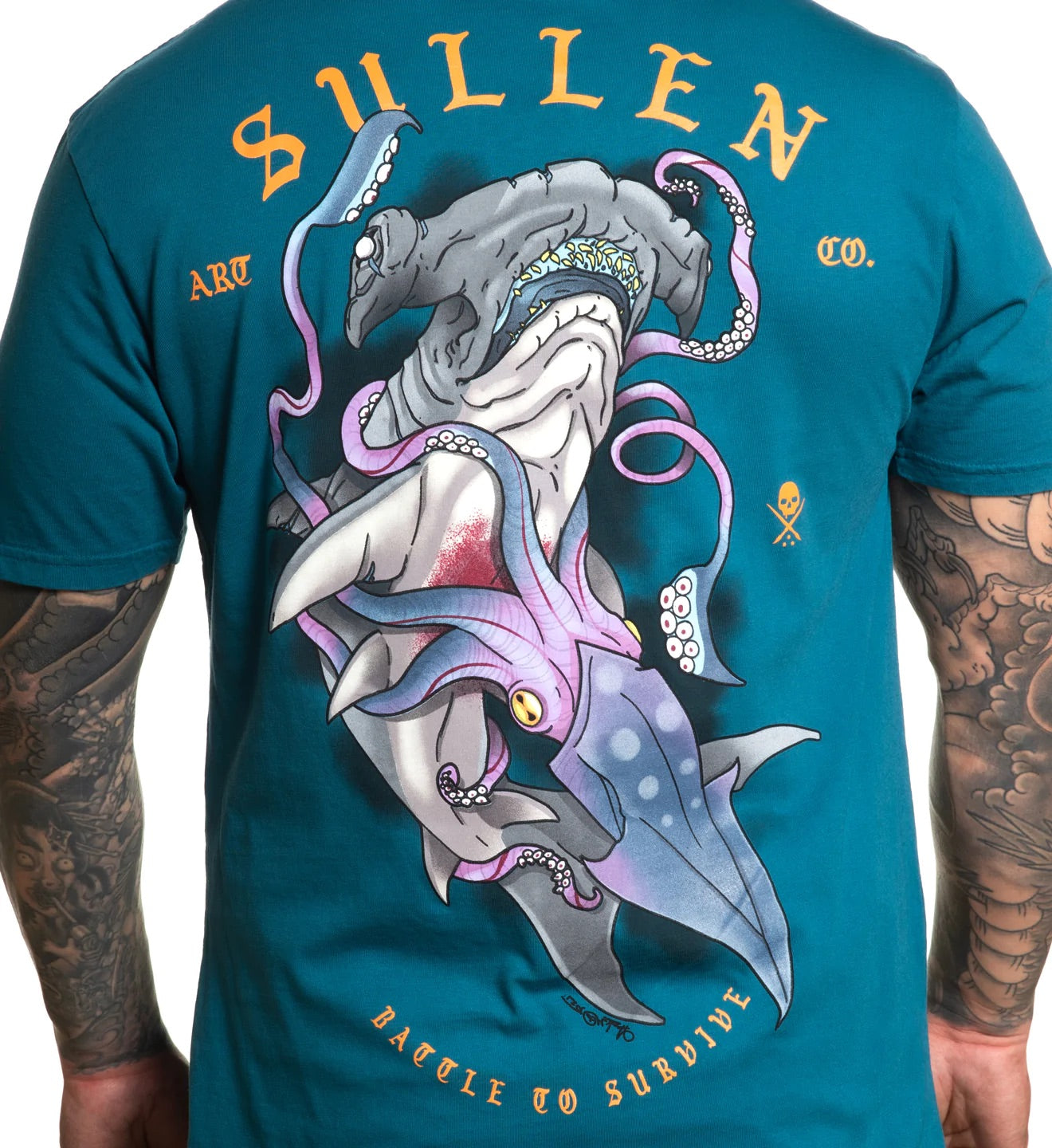 SULLEN CLOTHING SURVIVAL CORSAIR BLUE PREMIUM T-SHIRT