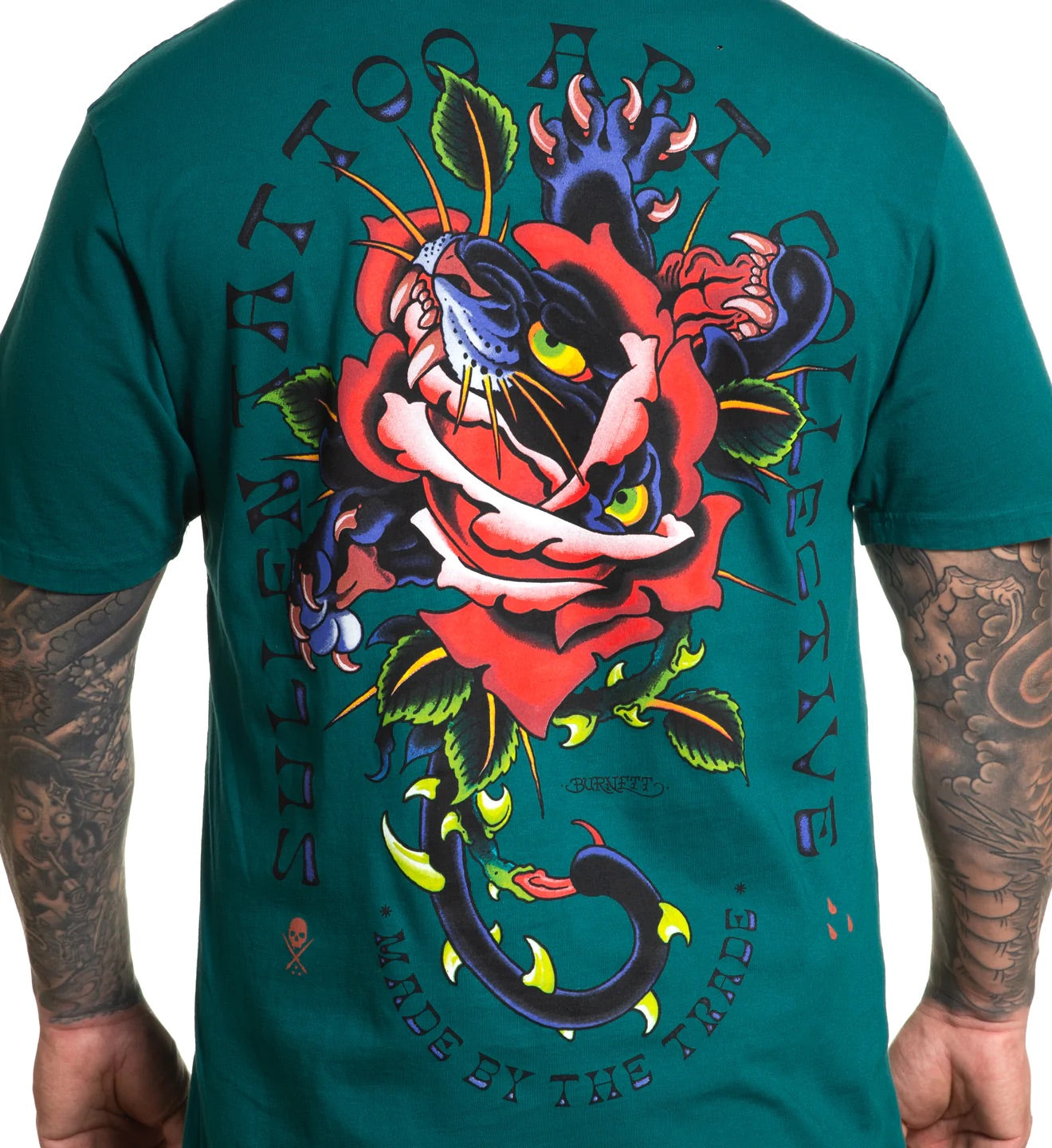 SULLEN CLOTHING PANTHER ROSE PREMIUM T-SHIRT
