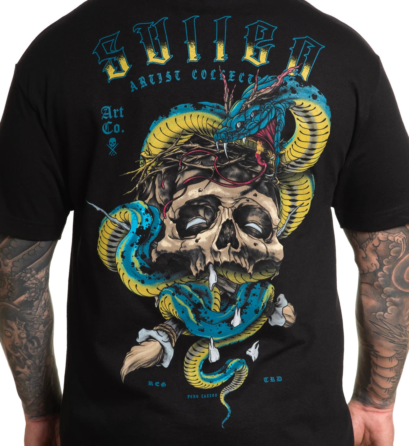SULLEN CLOTHING PONG TATTOO STANDARD T-SHIRT