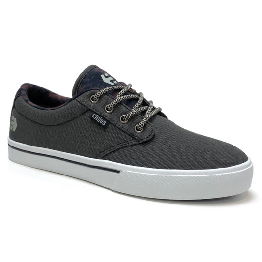 ETNIES JAMESON 2 GREY CORROSION WASH TRAINERS (UK 10)