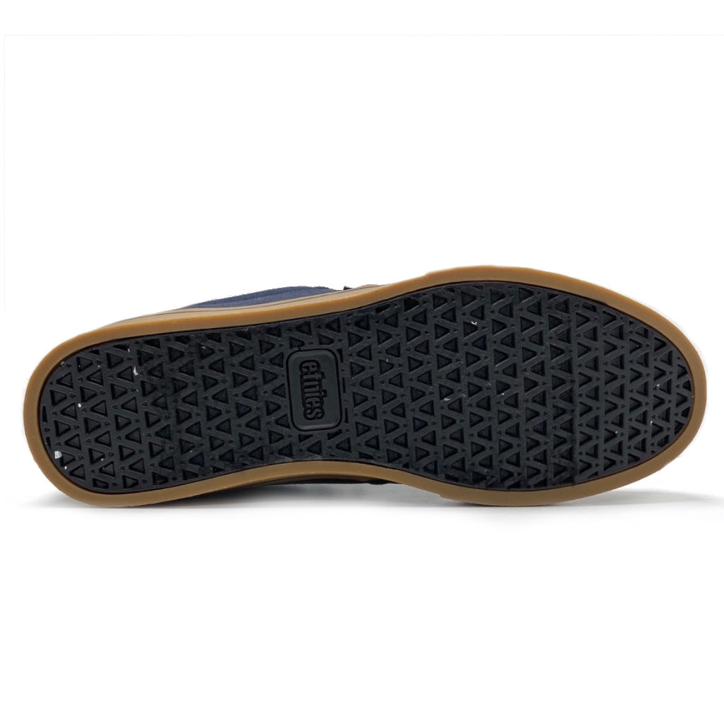 ETNIES JAMESON 2 ECO NAVY GOLD GUM TRAINERS