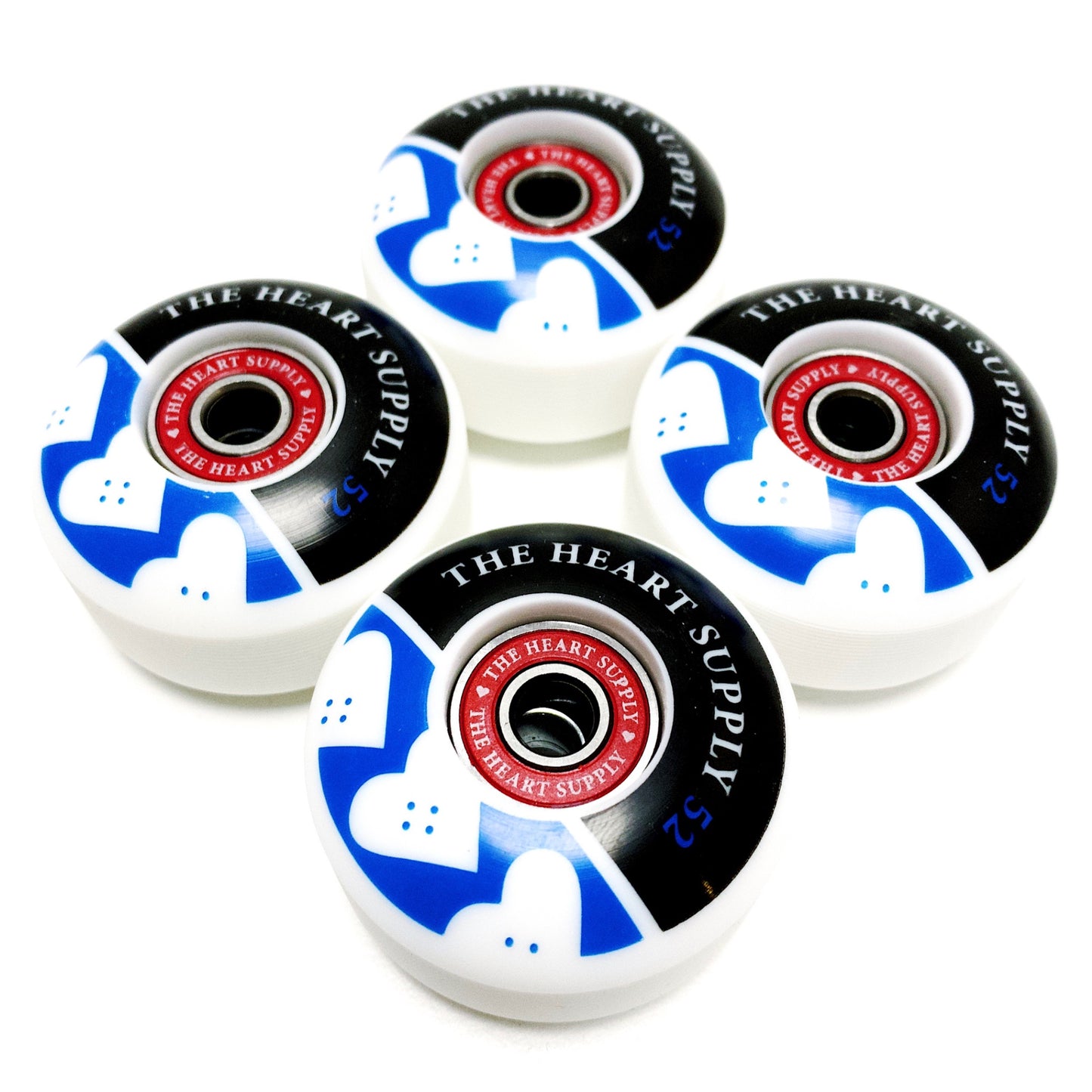 Heart Supply Squad Navy 52mm 99a Abec 7 Bearing & Wheel Combo Pack