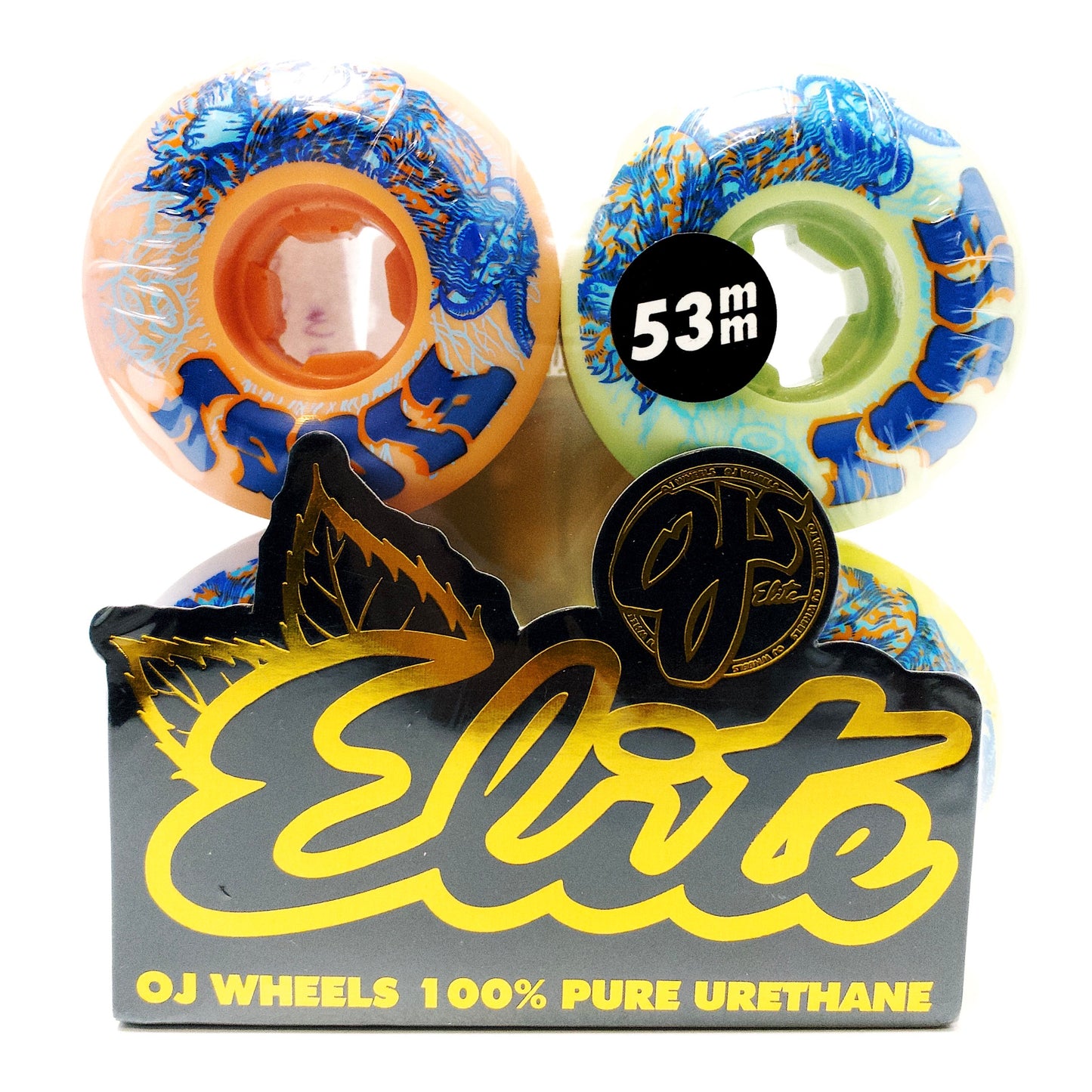 OJ Wheels 53m Figgy Lightning Elite Mix Up Universals 101a Wheels