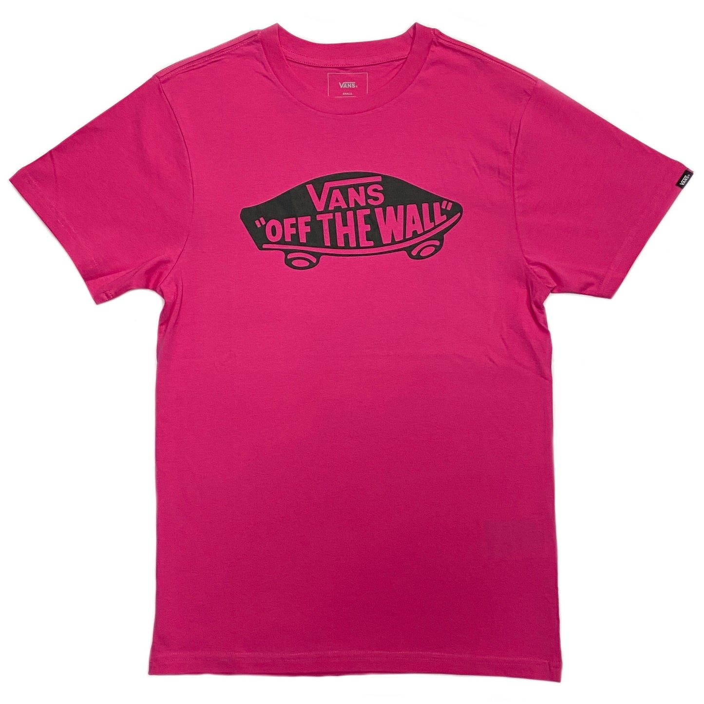 VANS CLASSIC OTW LOGO FUCHSIA PINK T-SHIRT