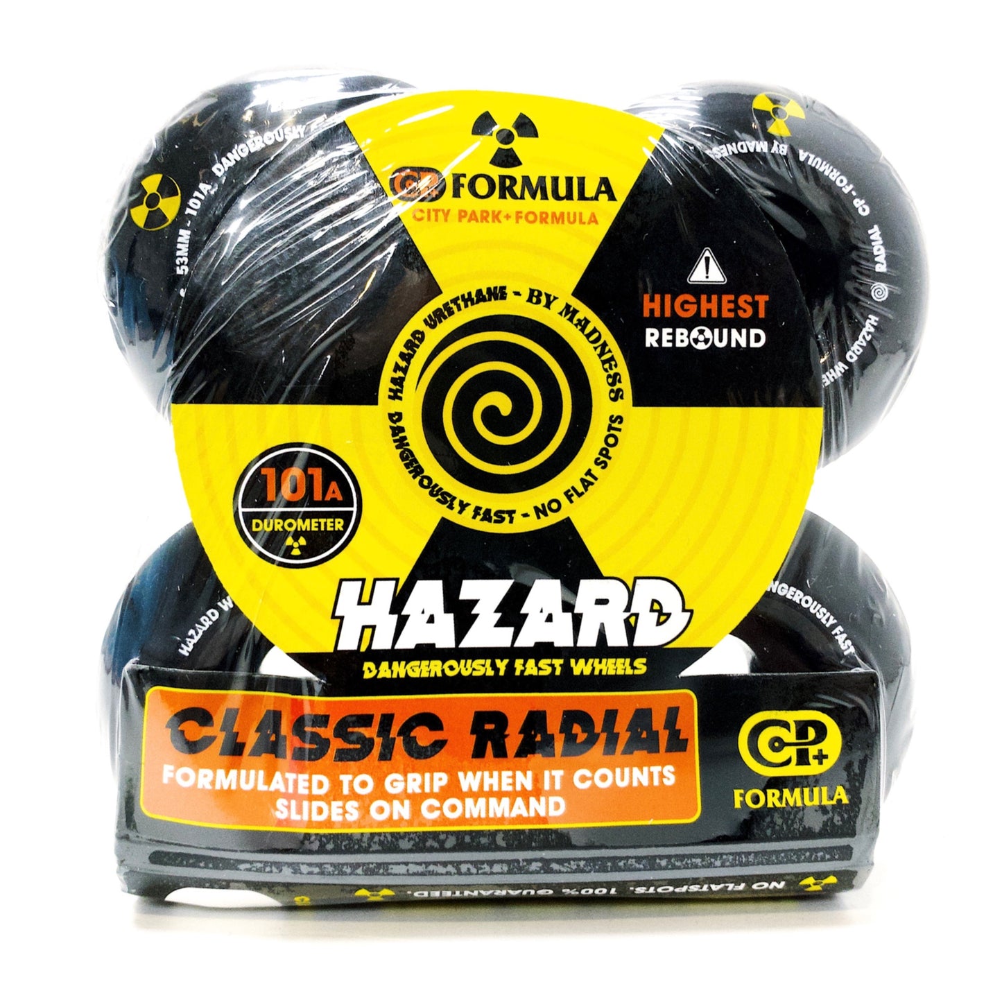 Hazard Swirl CS Classic Radial 101a 53mm Wheels
