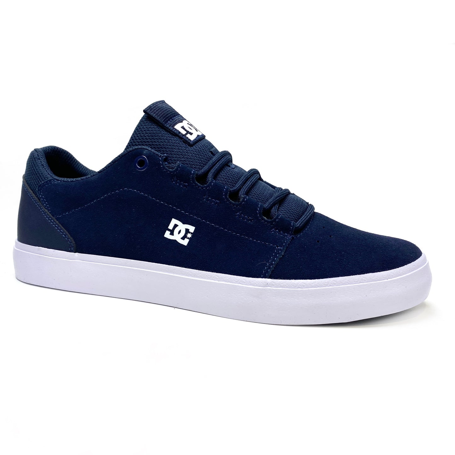 DC SHOES HYDE NAVY & WHITE TRAINERS (UK 11)