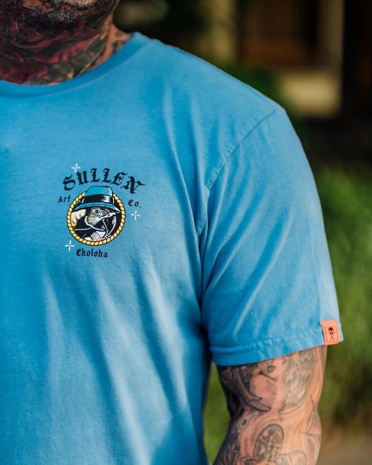 SULLEN CLOTHING STILL OF THE NIGHT ADRIATIC BLUE PREMIUM T-SHIRT