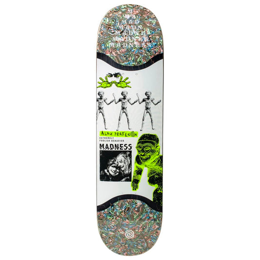 MADNESS ALEX DELUSION SUPER SAP R7 SLICK SKATEBOARD DECK 8.38"
