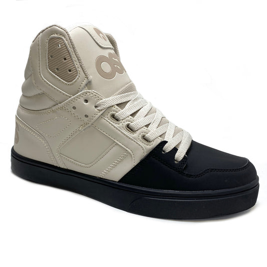 OSIRIS SHOES CLONE TAN BLACK TRAINERS