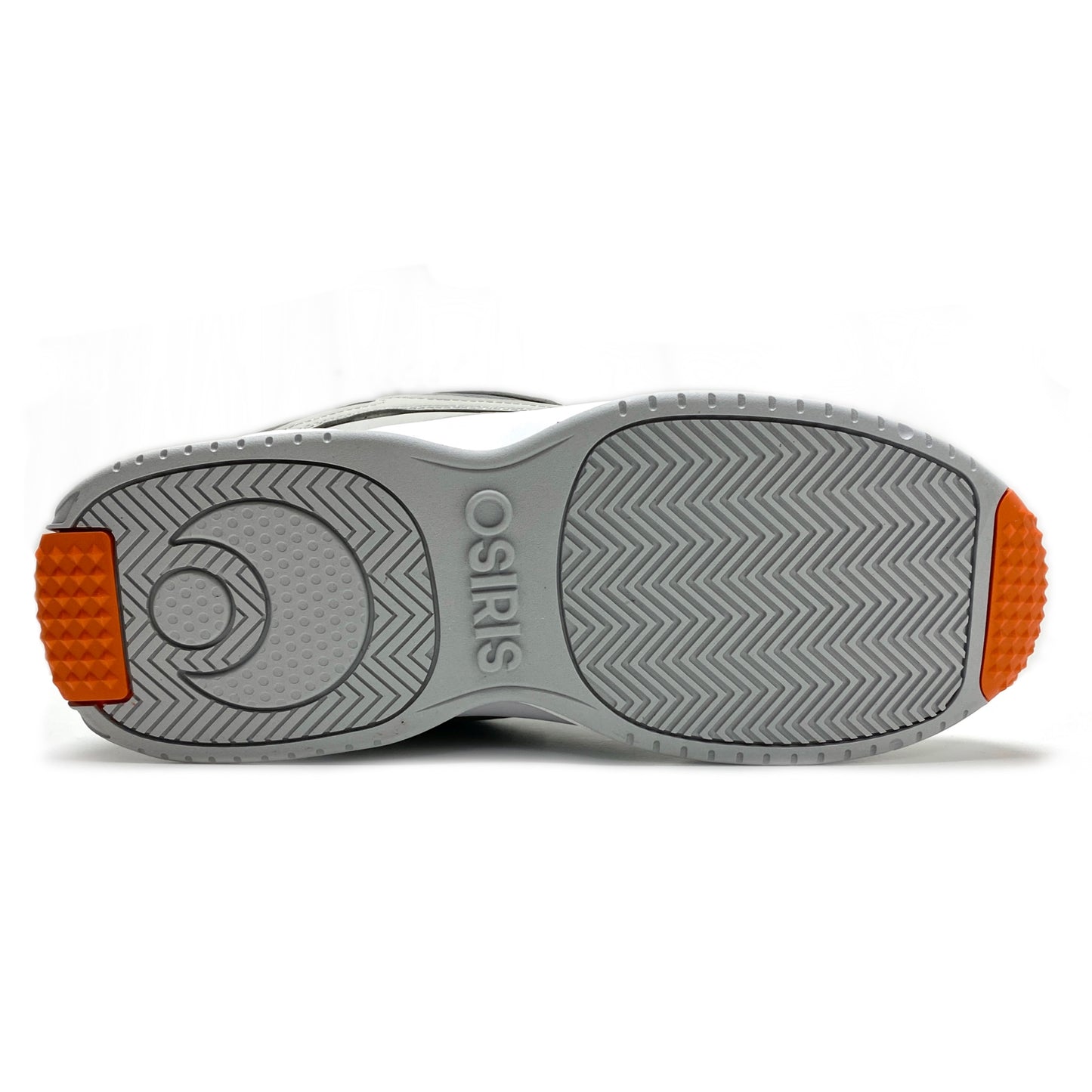 OSIRIS SHOES GRAFF GREY ORANGE ART TRAINERS