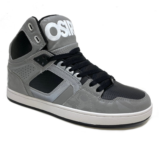 OSIRIS SHOES NYC 83 CLK GREY 3M SCRIPT MEN'S TRAINERS (UK 8 EUR 42)
