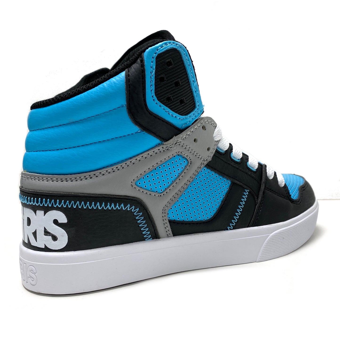 OSIRIS SHOES CLONE BLACK GREY LIGHT BLUES LADIES TRAINERS