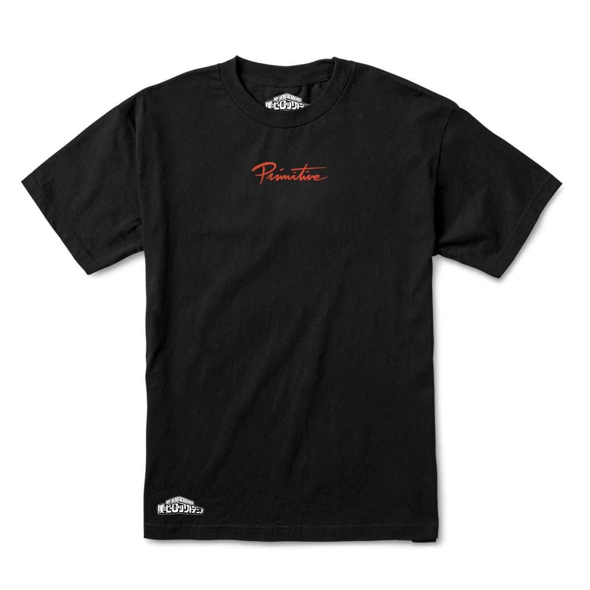 MY HERO ACADEMIA X PRIMITIVE DIRTY P KATSUKI BAKUGO BLACK T-SHIRT