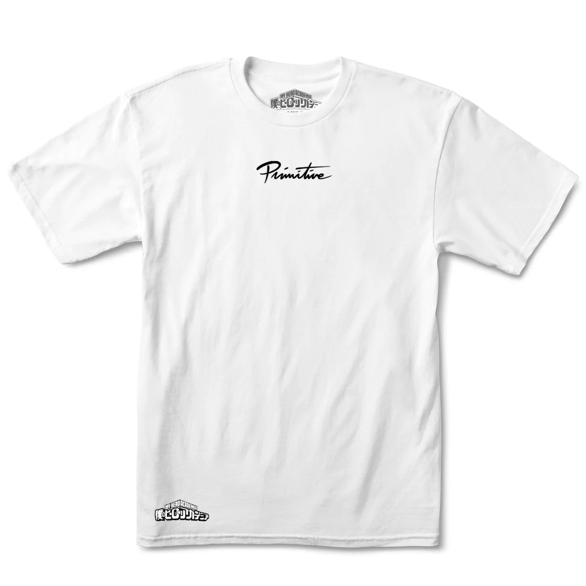 MY HERO ACADEMIA X PRIMITIVE DIRTY P KATSUKI BAKUGO WHITE T-SHIRT (L)