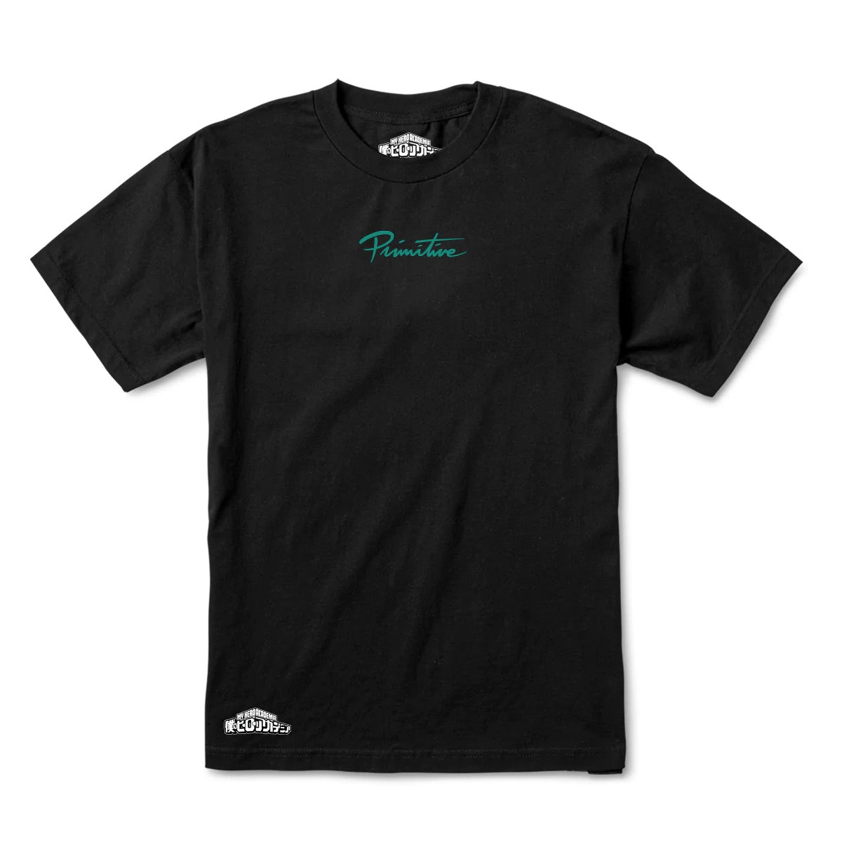 MY HERO ACADEMIA X PRIMITIVE DIRTY P IZUKU MIDORIYA BLACK T-SHIRT