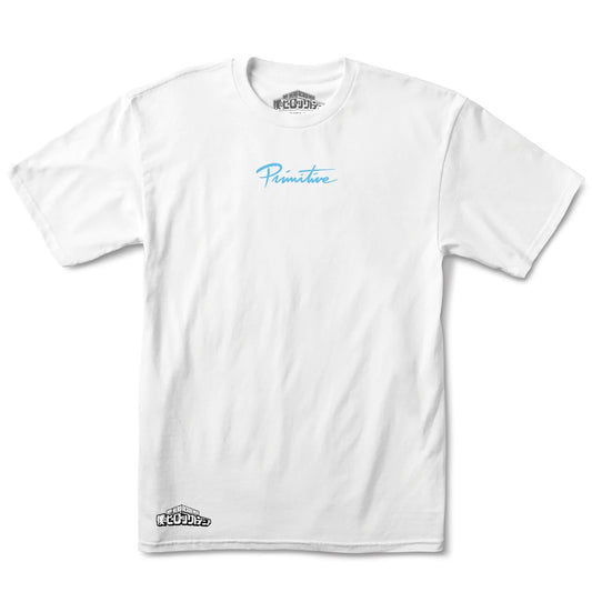 MY HERO ACADEMIA X PRIMITIVE DIRTY P SHOTO TODOROKI WHITE T-SHIRT