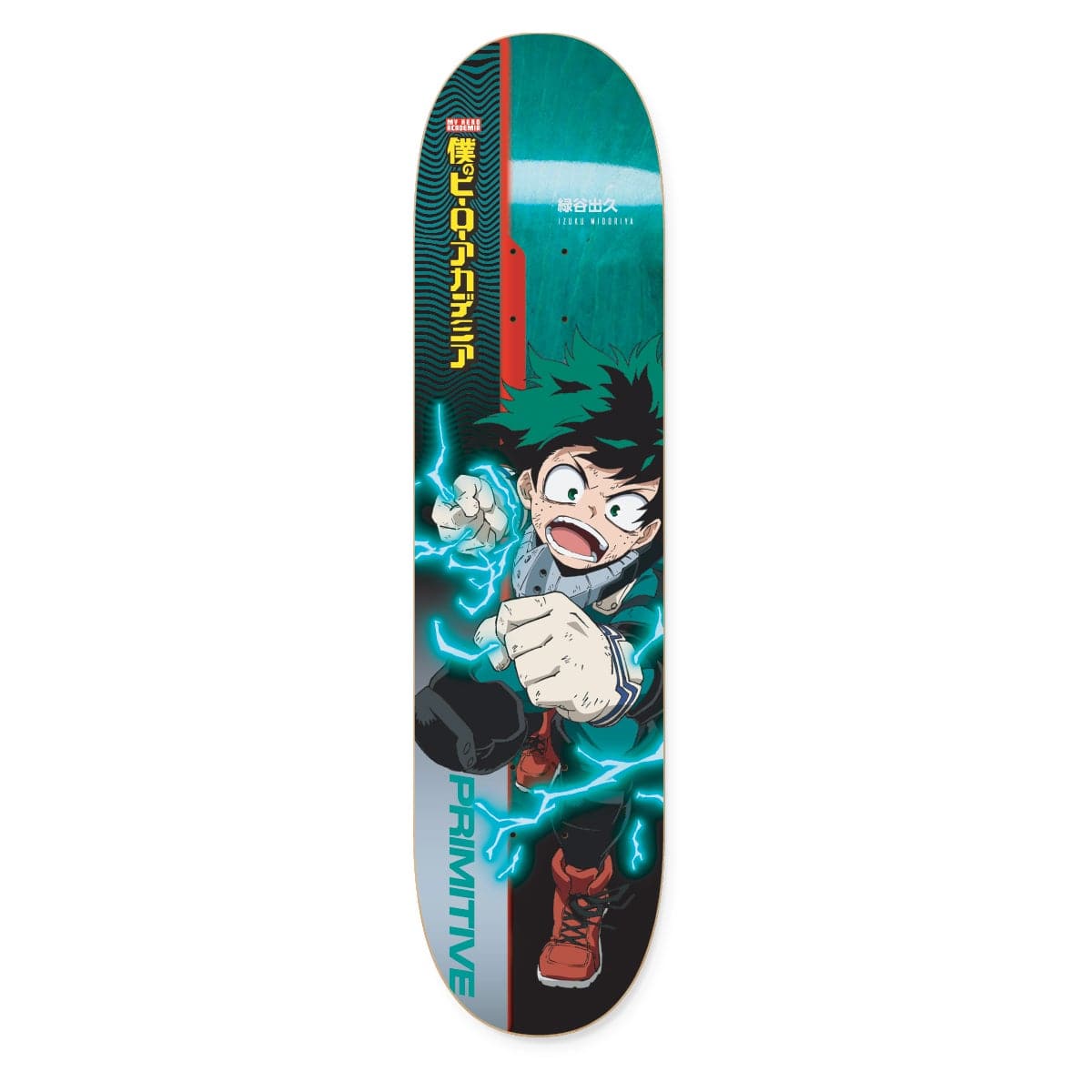 Primitive x My Hero Academia Izuku Midoriya Deck Green 8.5"