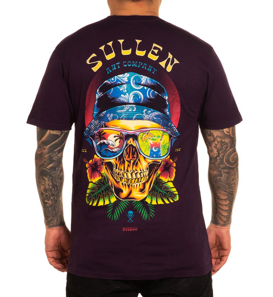 SULLEN CLOTHING TROPICAL VISIONS GOTHIC GRAPE PREMIUM T-SHIRT