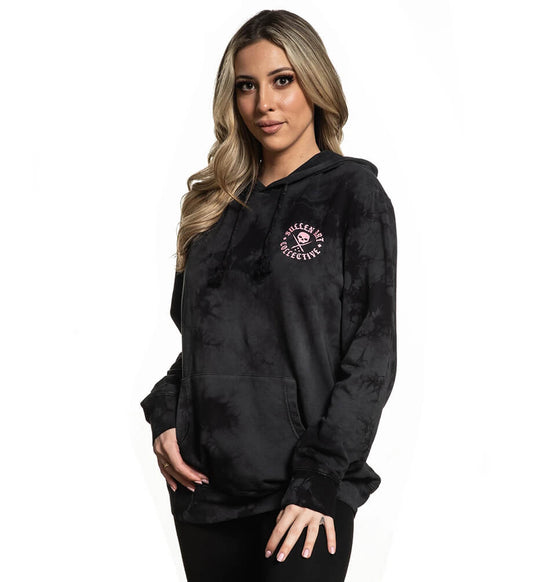 SULLEN ANGELS ANGEL BADGE OF HONOUR LADIES HOODIE