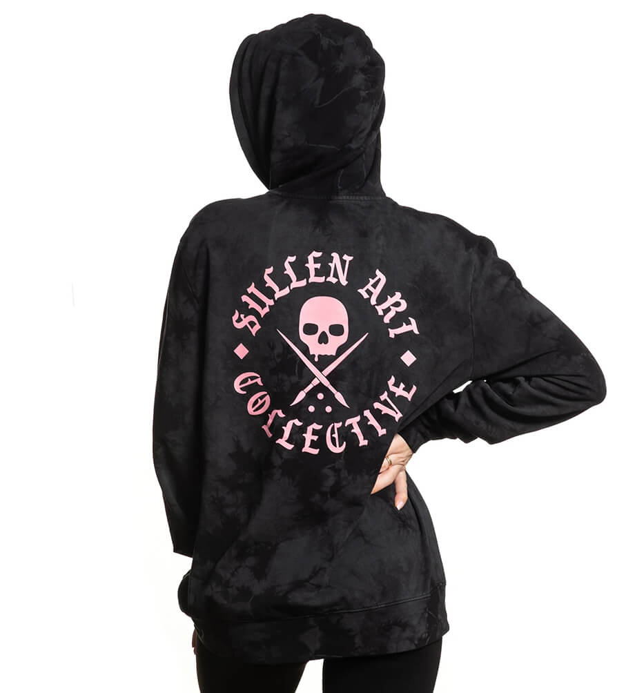 SULLEN ANGELS ANGEL BADGE OF HONOUR LADIES HOODIE