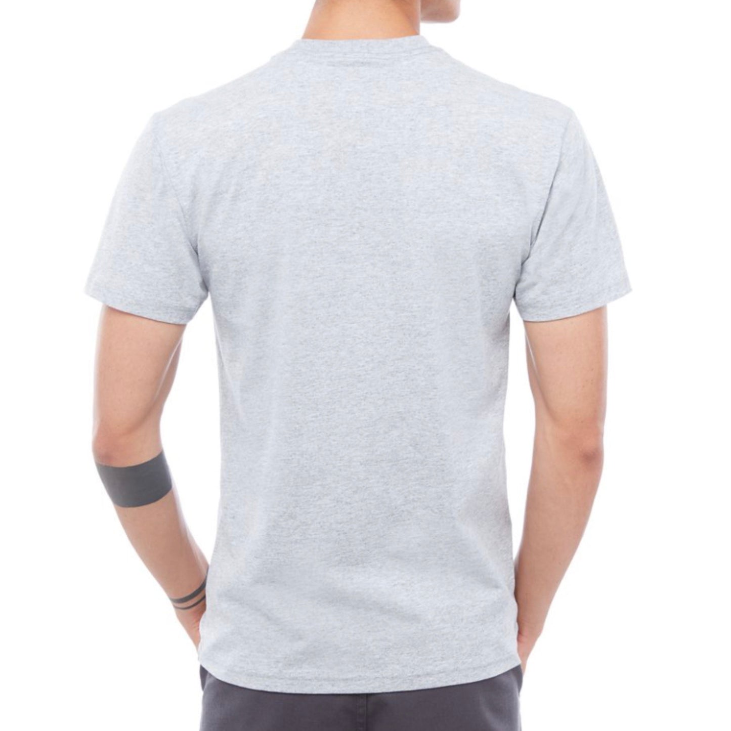Vans Classic Logo Athletic Heather Grey & Black T Shirt