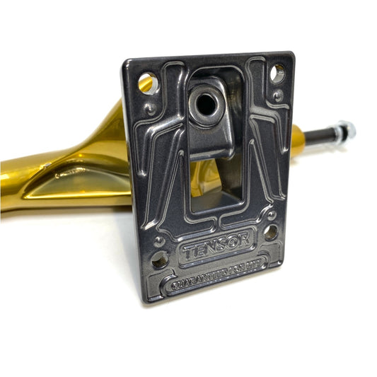 TENSOR MAG LIGHT GLOSSY GOLD GUNMETAL SKATEBOARD TRUCKS