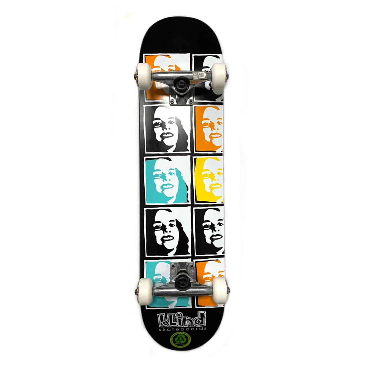 Blind Psychedelic Multi Girl FP Premium Complete Black 7.625"