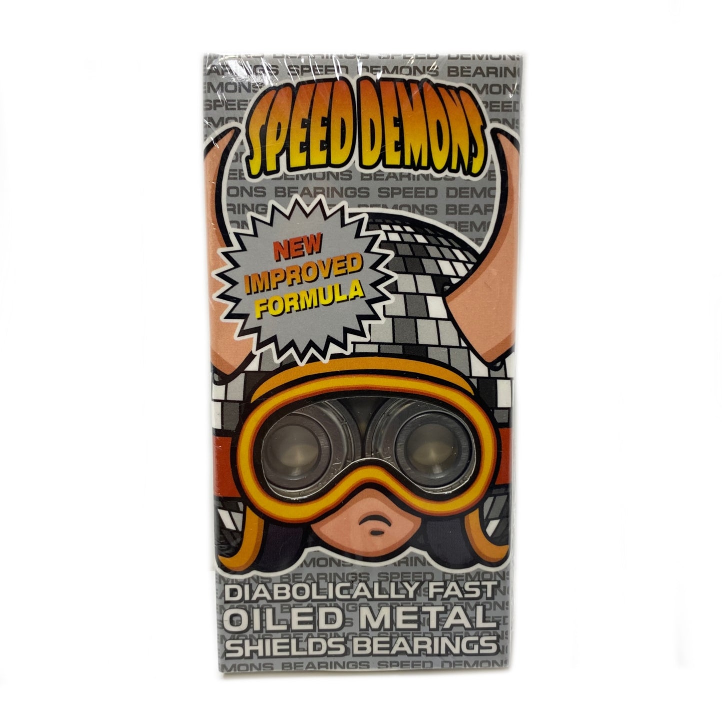 Speed Demons Disco Silver Skateboard Bearings ABEC 5