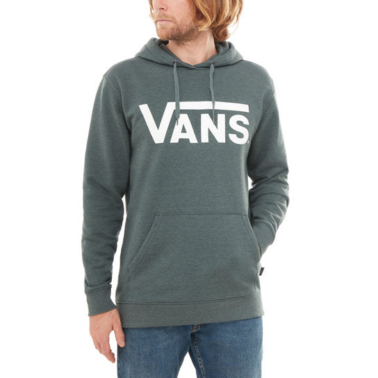 Vans Classic Logo Darkest Spruce Heather Green Pullover Hoodie