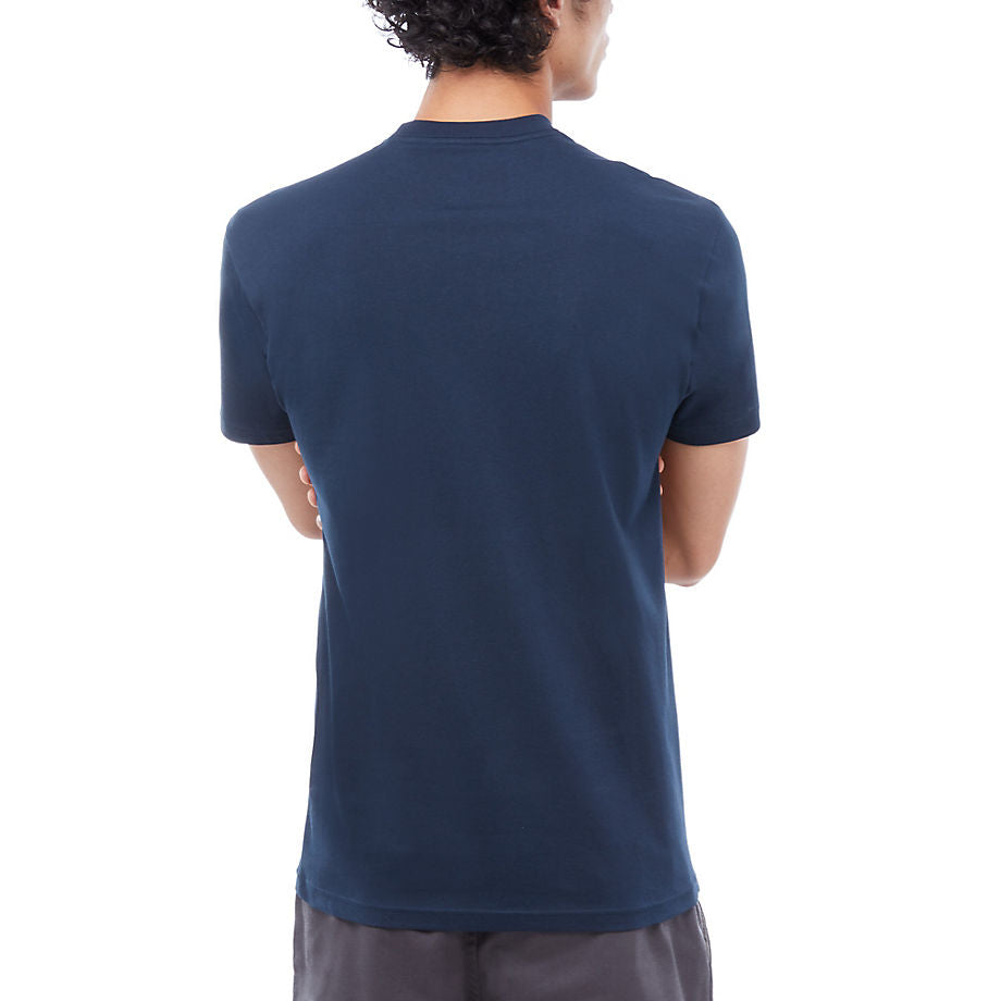 VANS CLASSIC LOGO NAVY T-SHIRT