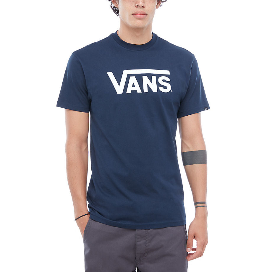 VANS CLASSIC LOGO NAVY T-SHIRT