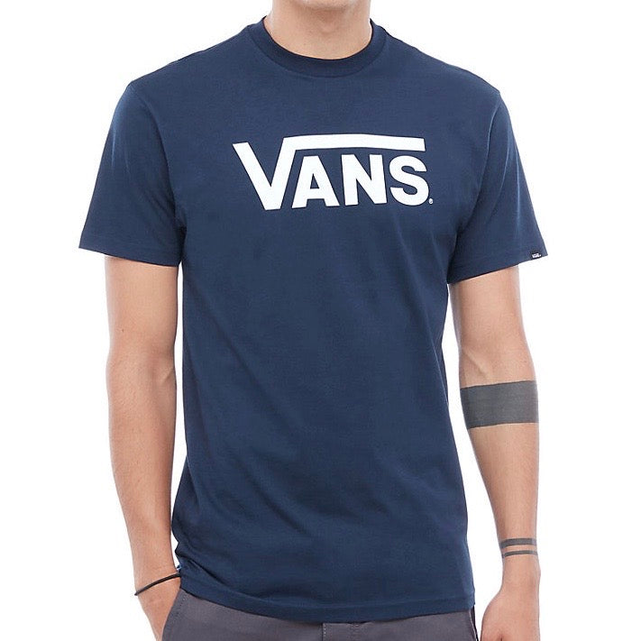 VANS CLASSIC LOGO NAVY T-SHIRT