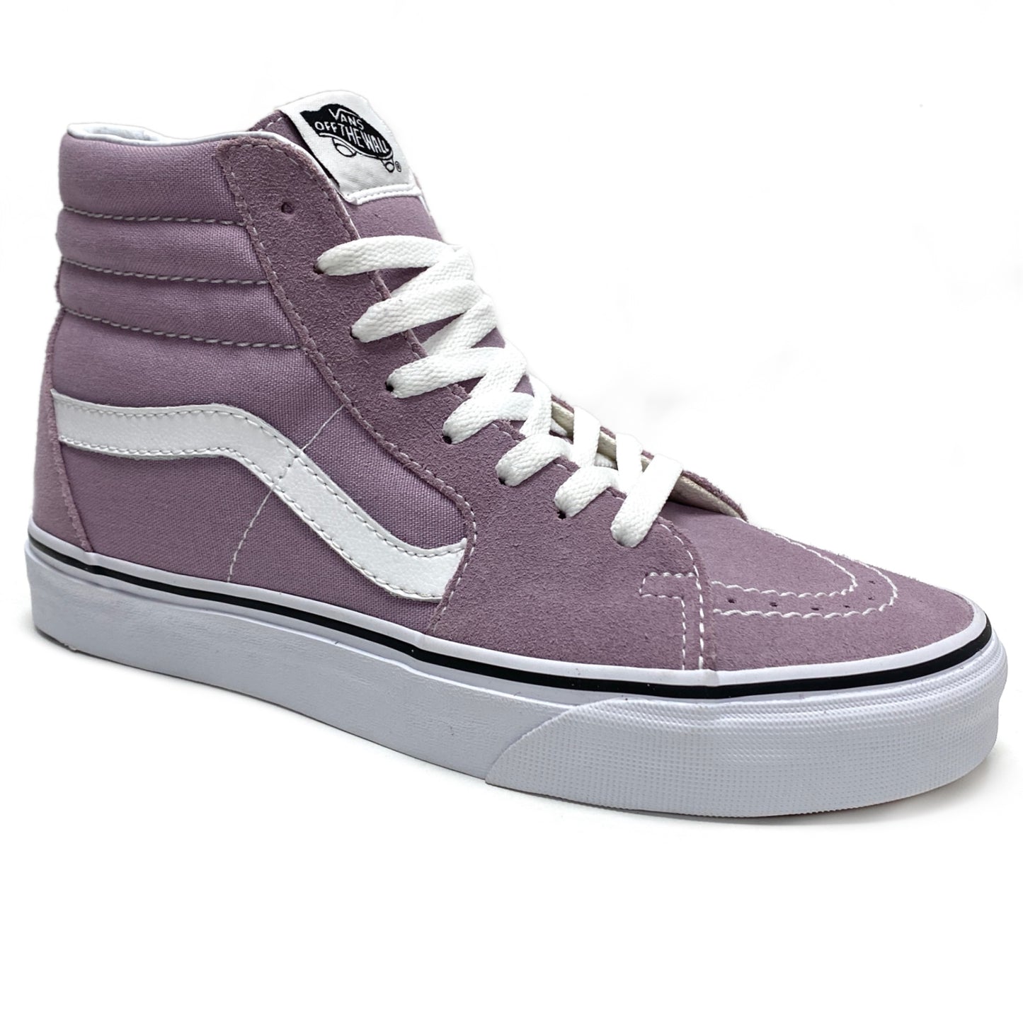 VANS SK8 HI SEA FOG TRUE WHITE UNISEX TRAINERS
