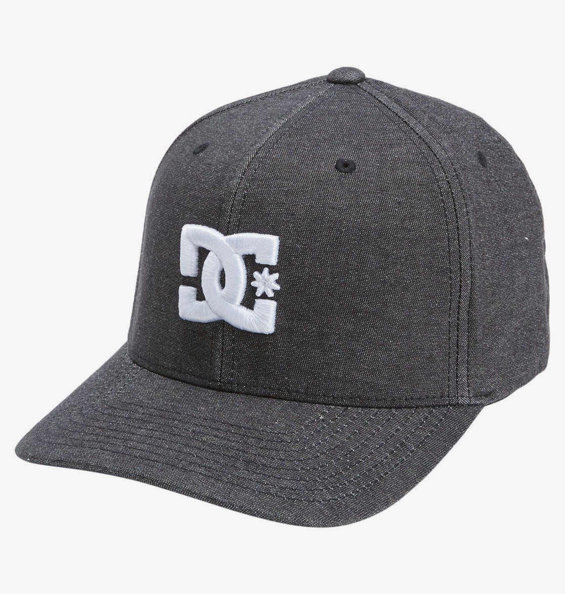 DC SHOES CAP STAR HEATHER BLACK FLEXFIT CAP HAT