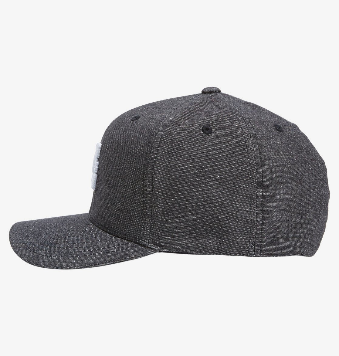 DC SHOES CAP STAR HEATHER BLACK FLEXFIT CAP HAT