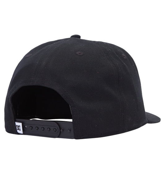 DC SHOES DC LOGIC BLACK SNAPBACK CAP HAT