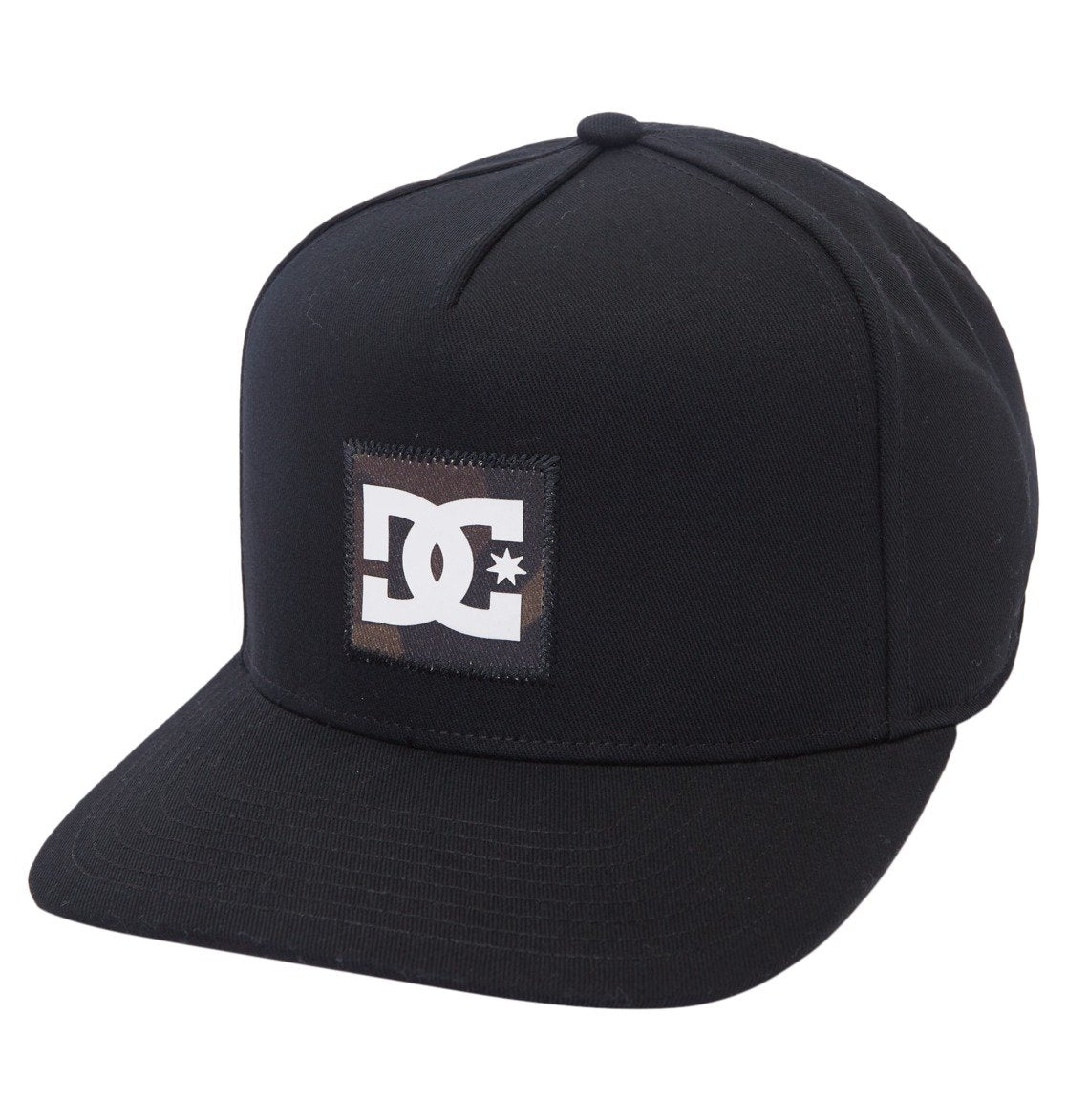 DC SHOES DC LOGIC BLACK SNAPBACK CAP HAT