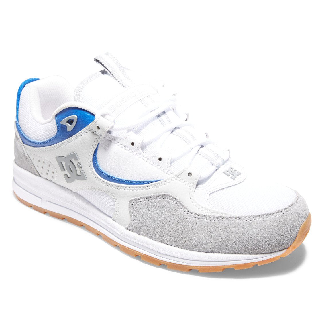 DC SKOES KALIS LITE GREY BLUE WHITE TRAINERS