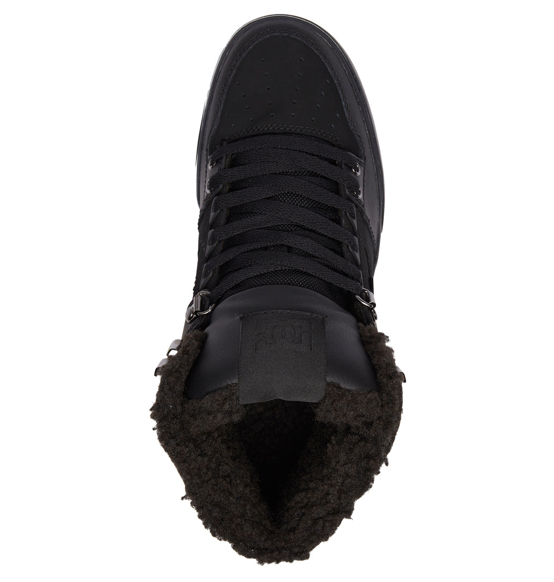 DC SHOES PURE HIGH TOP WC WNT BLACK BLACK WINTER TRAINERS