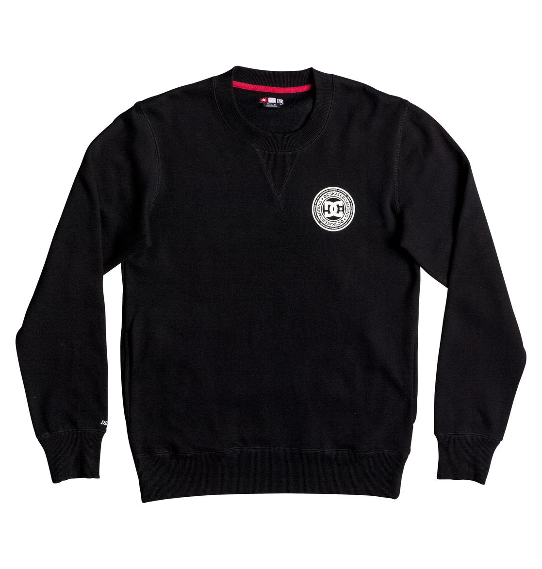 DC SHOES SKATE CIRCLE BLACK CREW SWEATSHIRT
