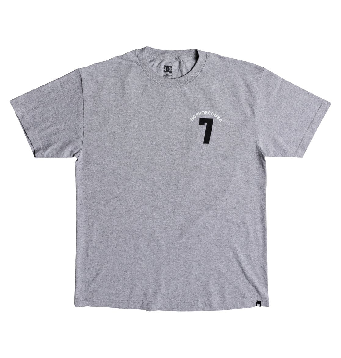 DC SHOES LUCKY SEVEN HEATHER GREY T-SHIRT
